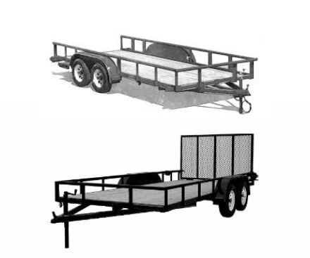 Tandem Axle Utility Trailers