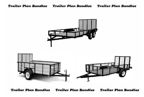 7x14, 6x12 and 5x10 utility trailers