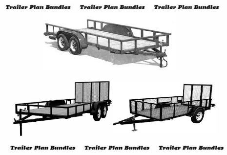 8x18, 7x14 and 5x10 utility trailers